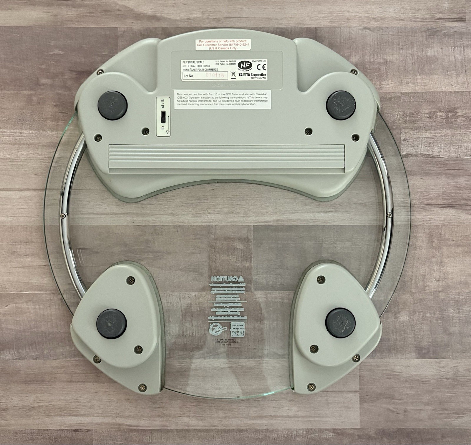 Tanita InnerScan Body Composition Monitor Model BF-592J Branded For Jenny Craig