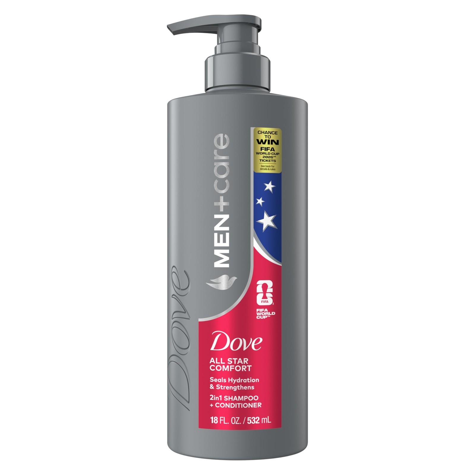 DOVE MEN + CARE Hair Care 1 count All Star Comfort to Seal Hydration & Strengthe