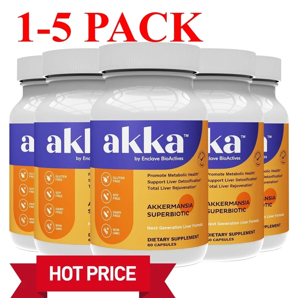 AKKA Premium Liver Cleanse Detox & Repair Superbiotic Gut Health, Milk Thistle