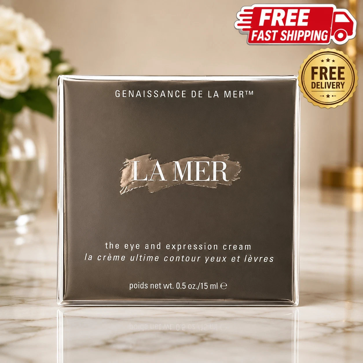LA MER Genaissance The Eye and Expression Cream 0.5 oz / 15 ml NEW in Sealed Box