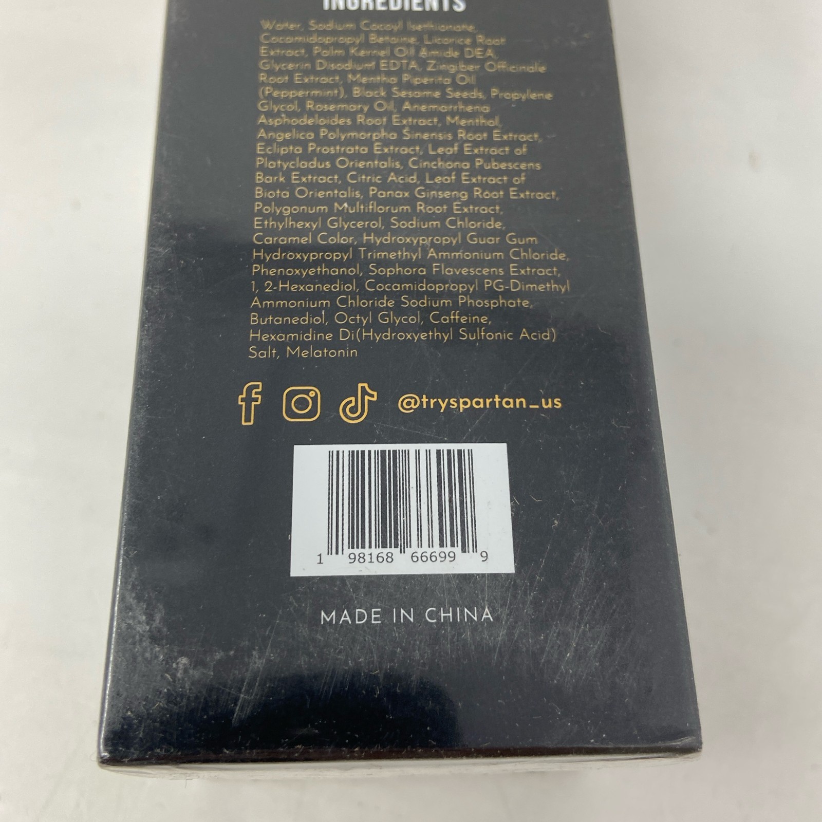 SPARTAN Root Activator Shampoo 200ml/6.8oz Hair Growth