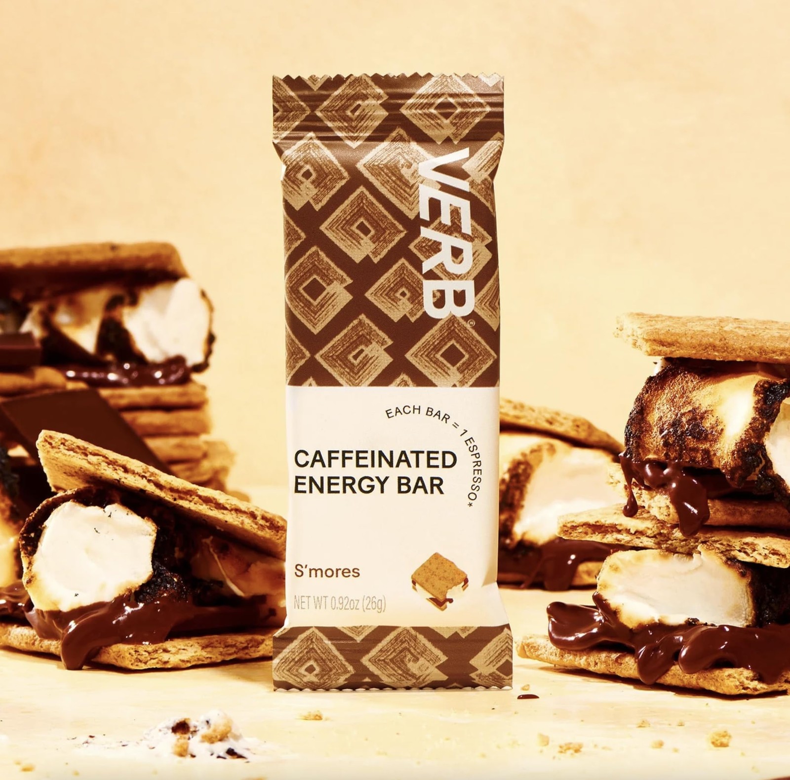 Verb Caffeinated Energy Bars Variety Pack – 2 Delicious 16 Count (Pack of 1)