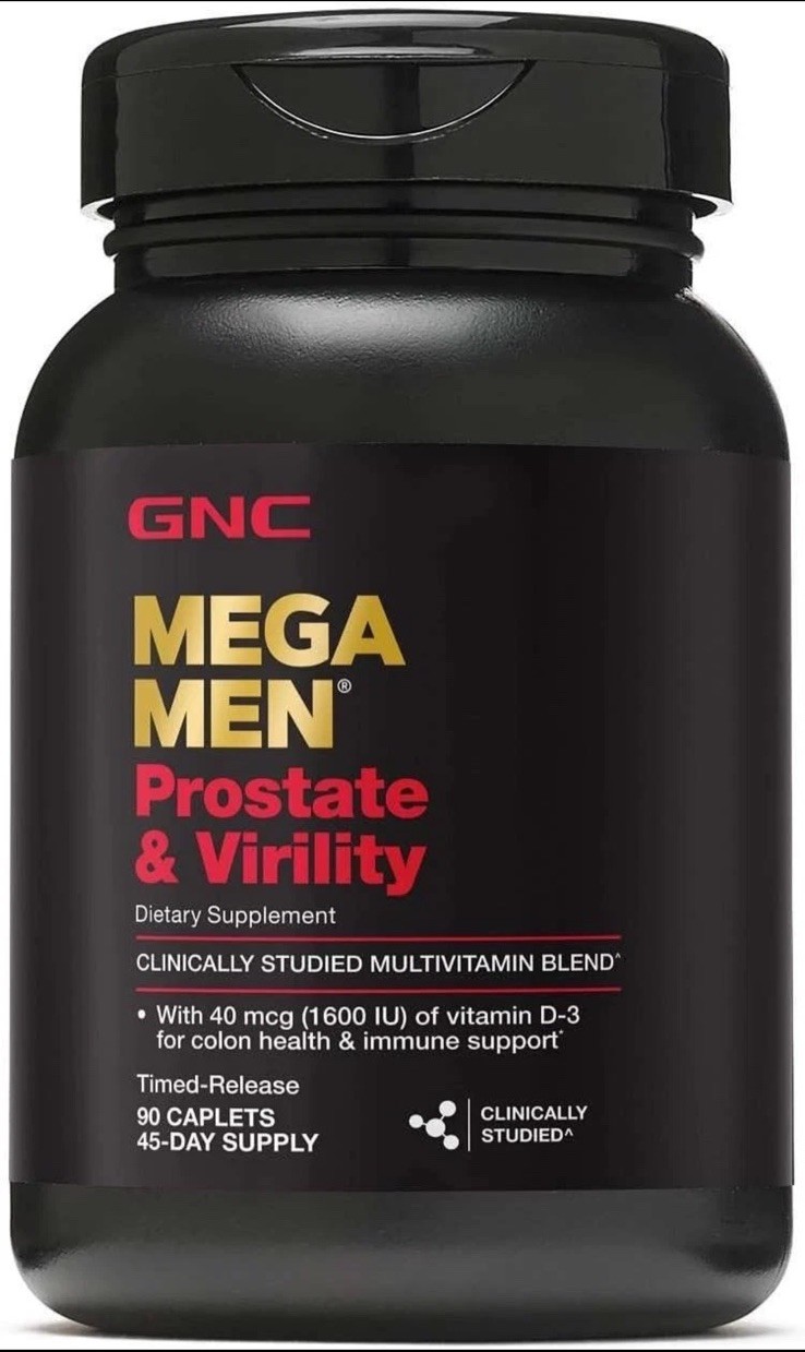 GNC Mega Men Prostate And Virility Multivitamin 2 Pack Ex: 3/28