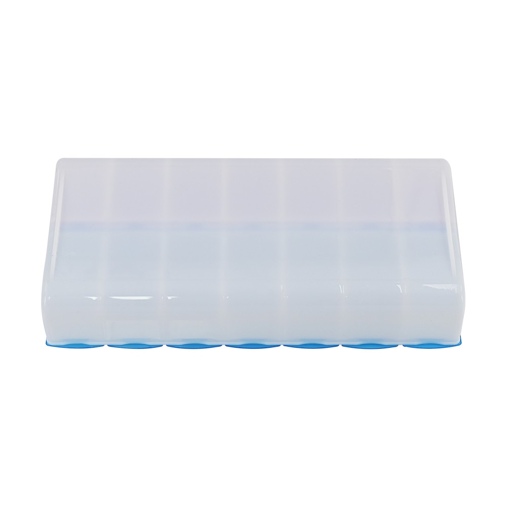 2 Pack Weekly Pill Box Organizer 7 day Organizer Case Medicine Box Twice a Day