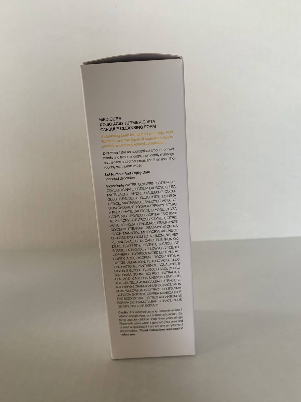 Medicube Kojic Acid Turmeric Cleanser 120g -US Seller