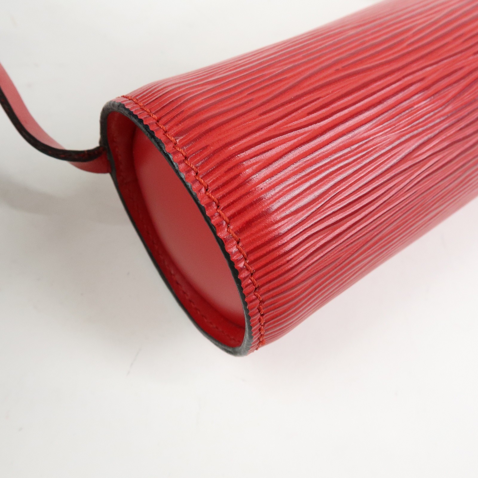 Louis Vuitton Epi Set of 2 Leather Soufflot Pouch Red Blue Authentic Used F/S