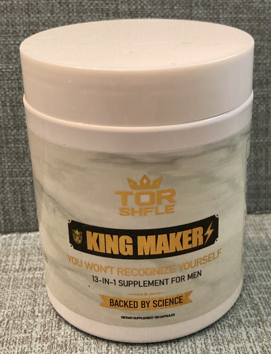 King Maker 13-in-1 Natural Men’s Supplement Energy Support 120 Capsules Exp9/26