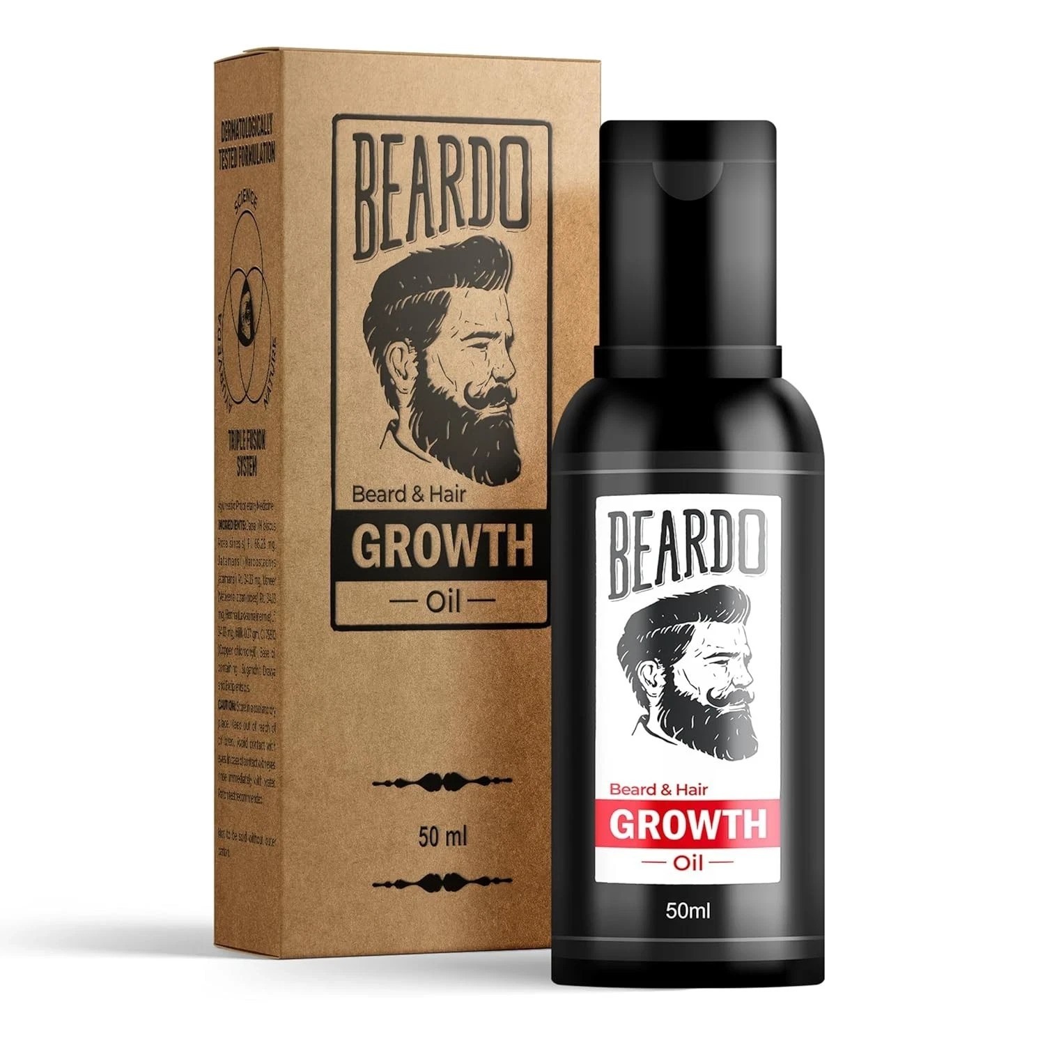 Beardo Beard and Hair Growth Oil 50ml |For Faster beard growth and thicker Beard