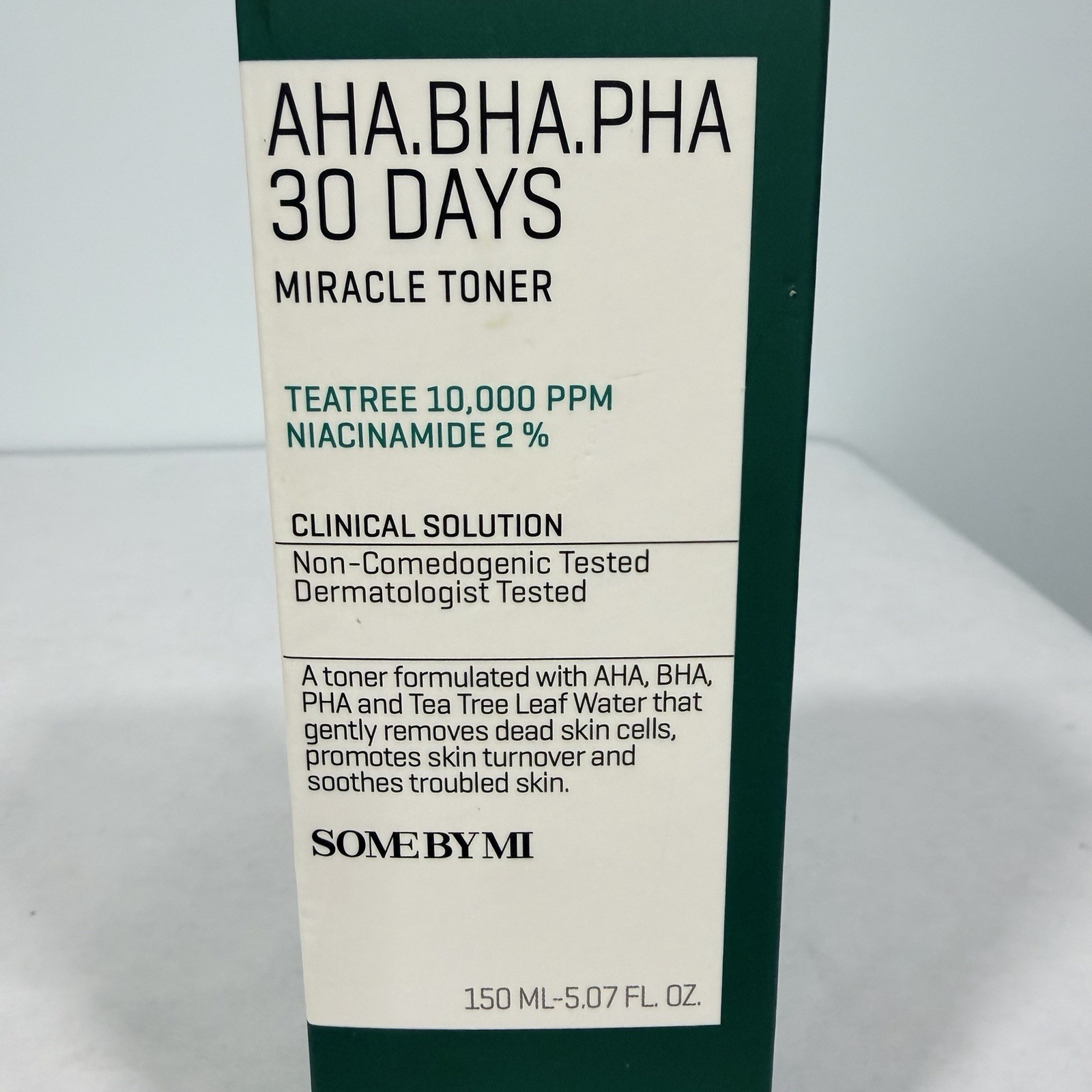 Miracle Toner -AHA. BHA. PHA 30 Days, Teatree, Niacinamide, Korean, Exp 4/27