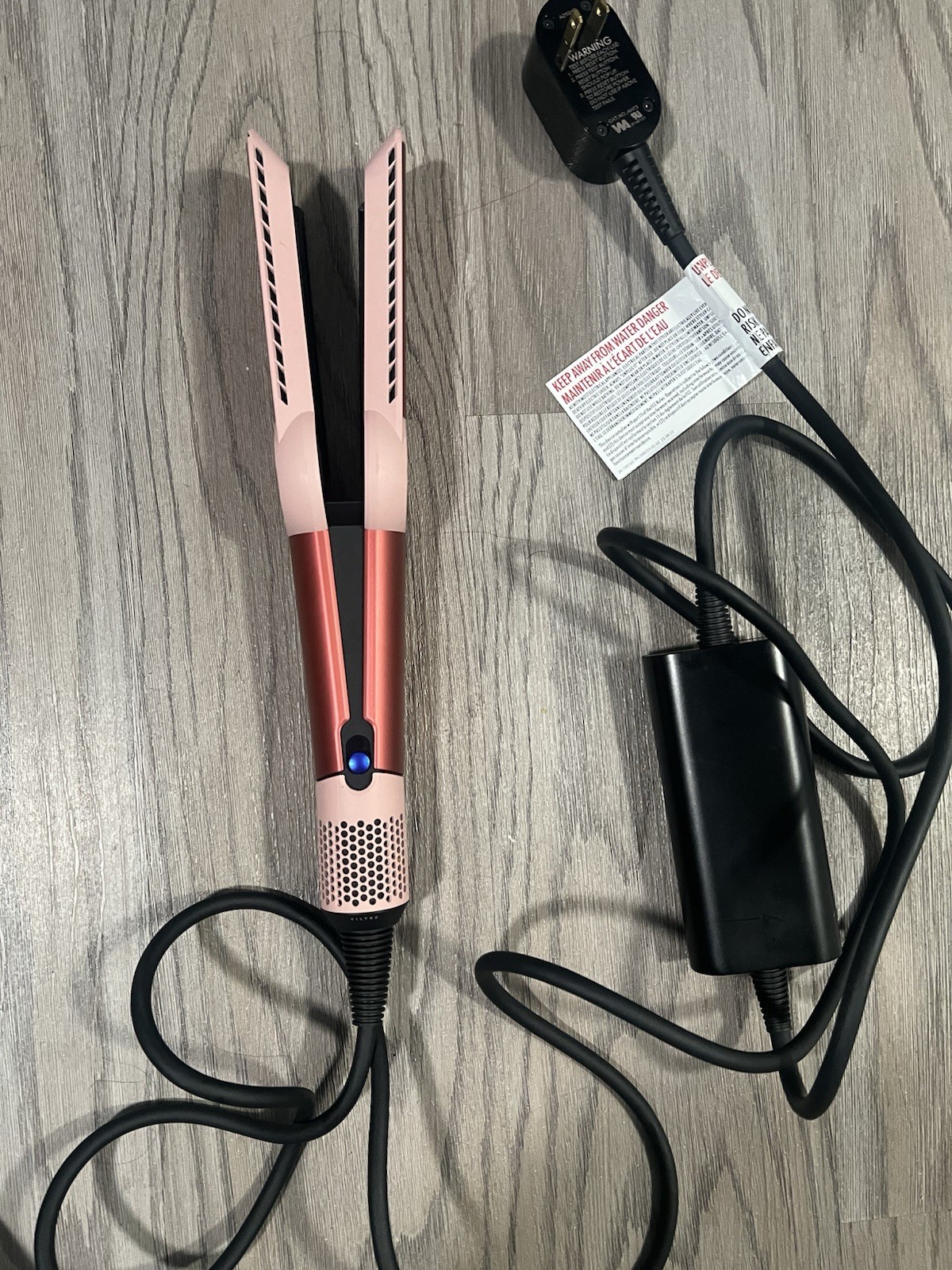 Dyson Airstrait Hair Straightener Styling Tool in Pink/Copper Finish