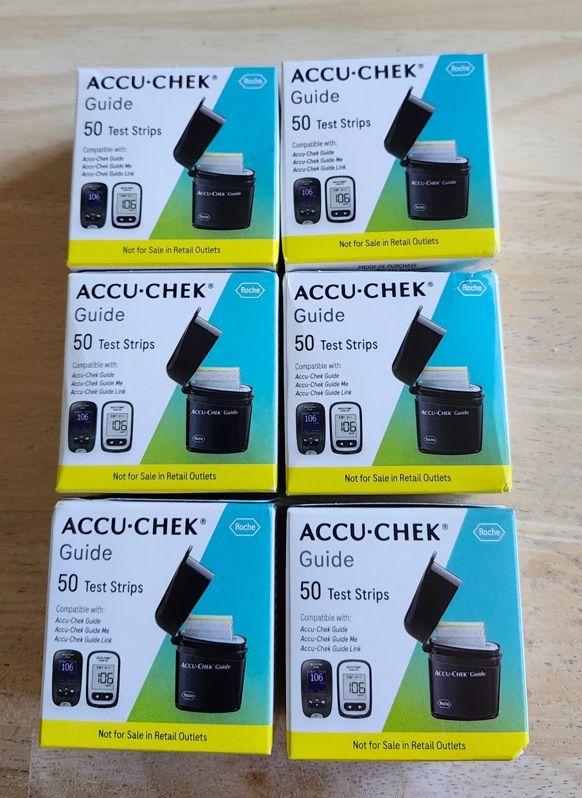 ACCU-CHEK GUIDE DIABETIC TEST STRIPS 300 STRIPS FREE SHIPPING