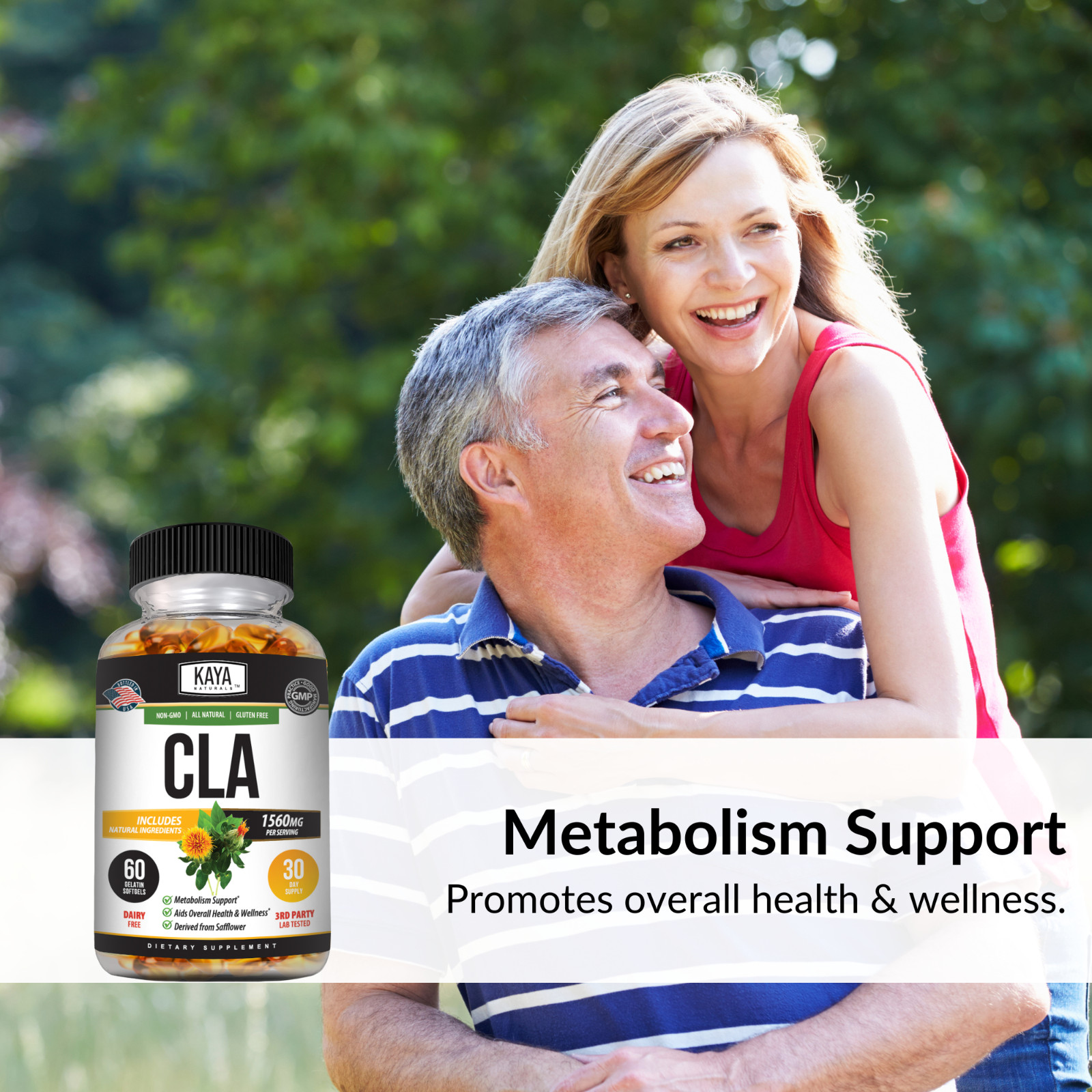 CLA 60ct Weight Loss Belly Stomach Fat Burner Diet Pills Lean Muscle Tone Slim