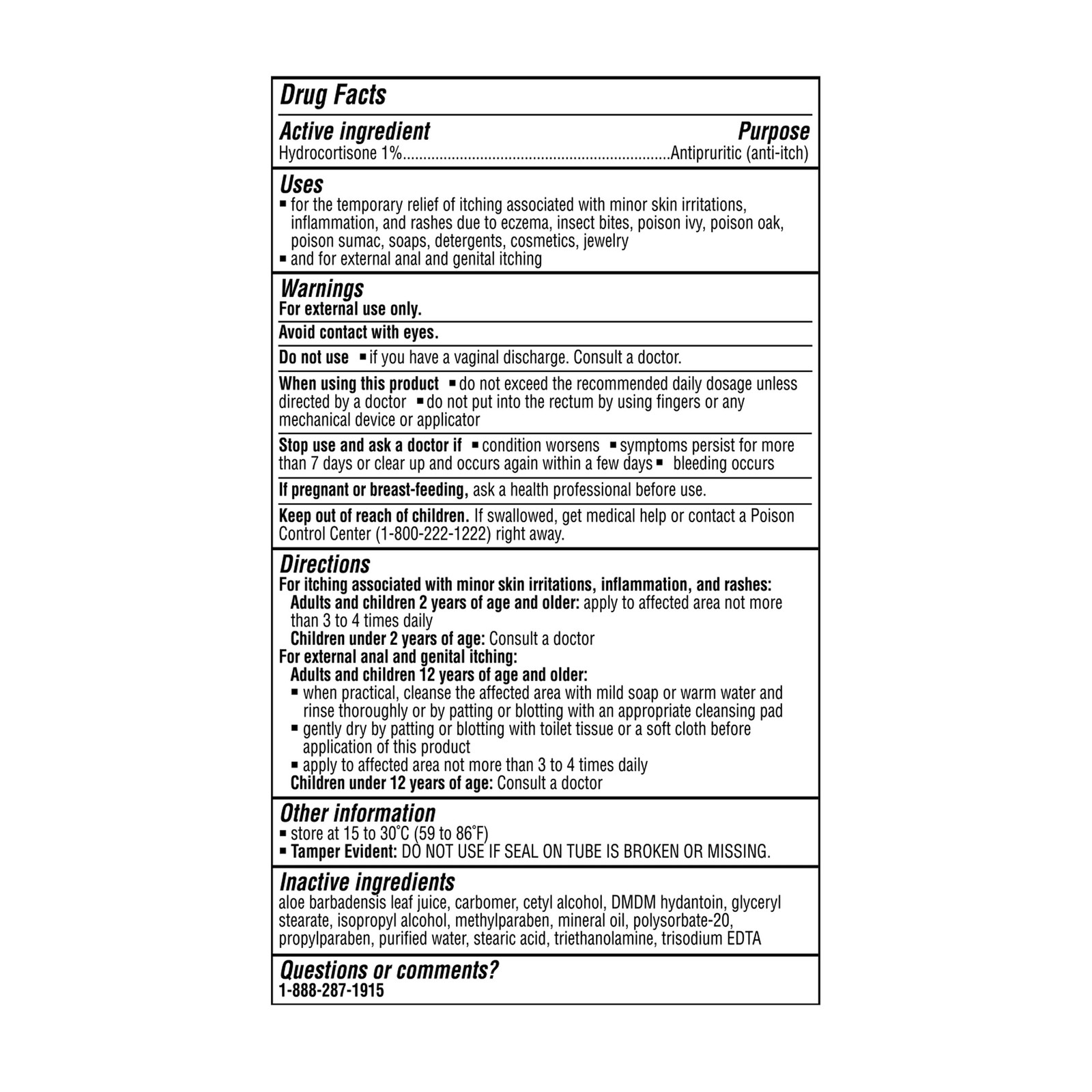 Max Strength Hydrocortisone Anti-Itch Cream 2 Pack 4 Oz