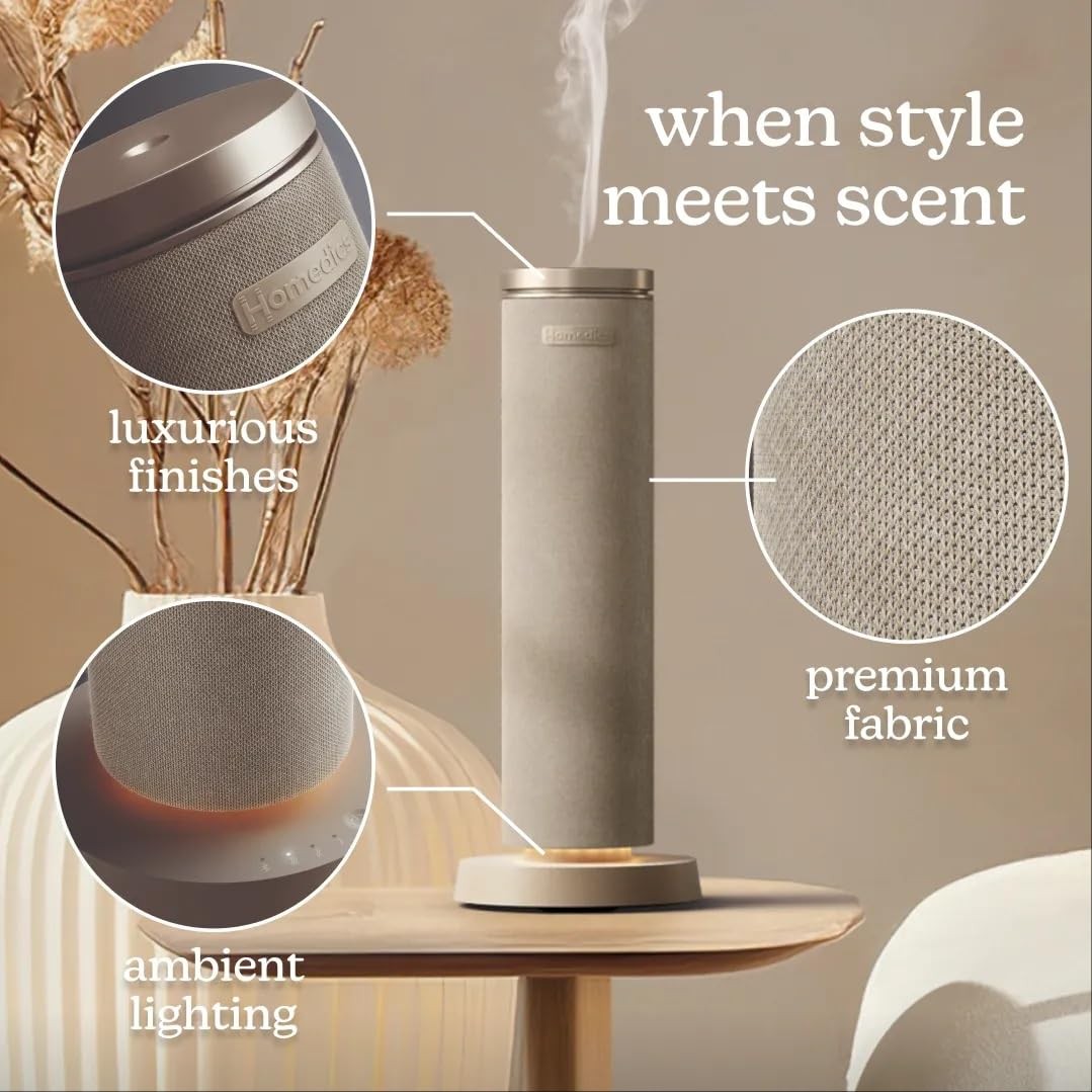 Homedics Serenescent Waterless Diffuser Cold Air Scent Machine For Home