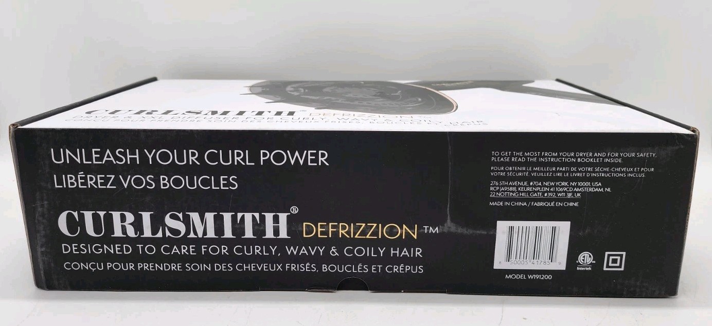 Curlsmith Defrizzion Hair Dryer XXL Diffuser Curly Wavy Coily Hair