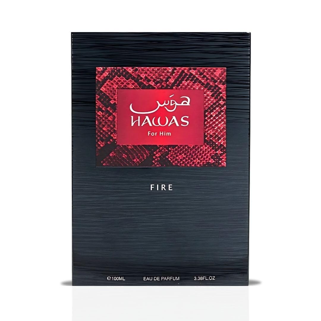 Rasasi Hawas Fire EDP 100ml 3.4oz for Men – Bold Long Lasting