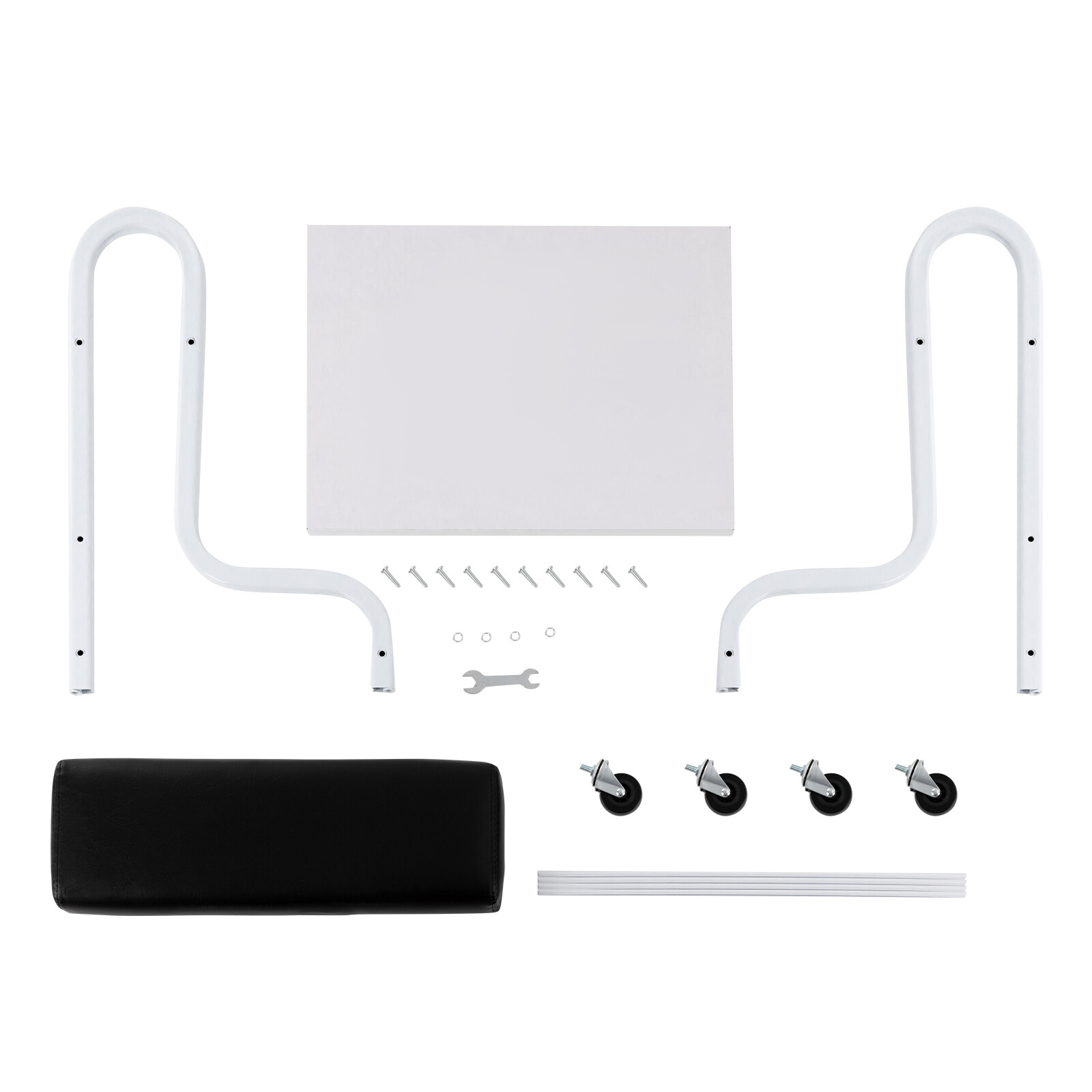 2 Layer Silver Beauty Salon Nail Or Foot Bath Spa Portable 4 Wheeled Trolleys