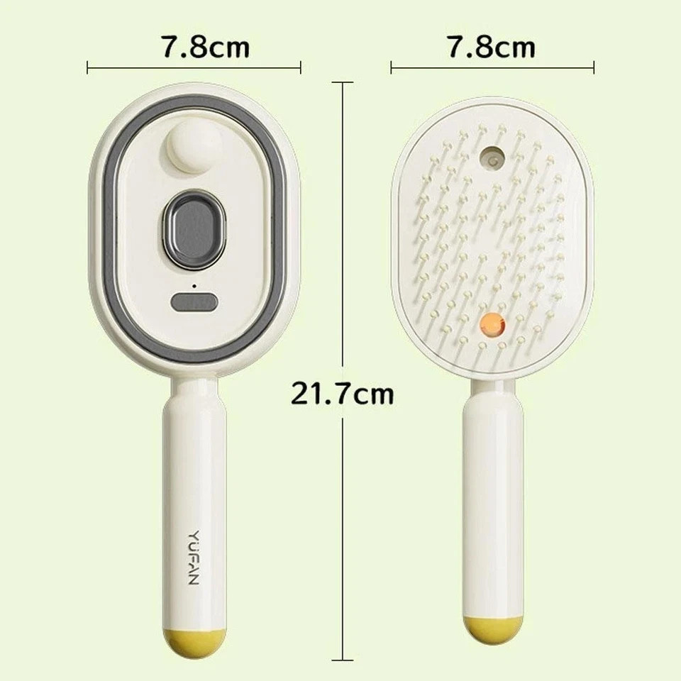 Electric Spray Air Cushion Massage Comb,Self-Cleaning Anti Tangle Electric Brush