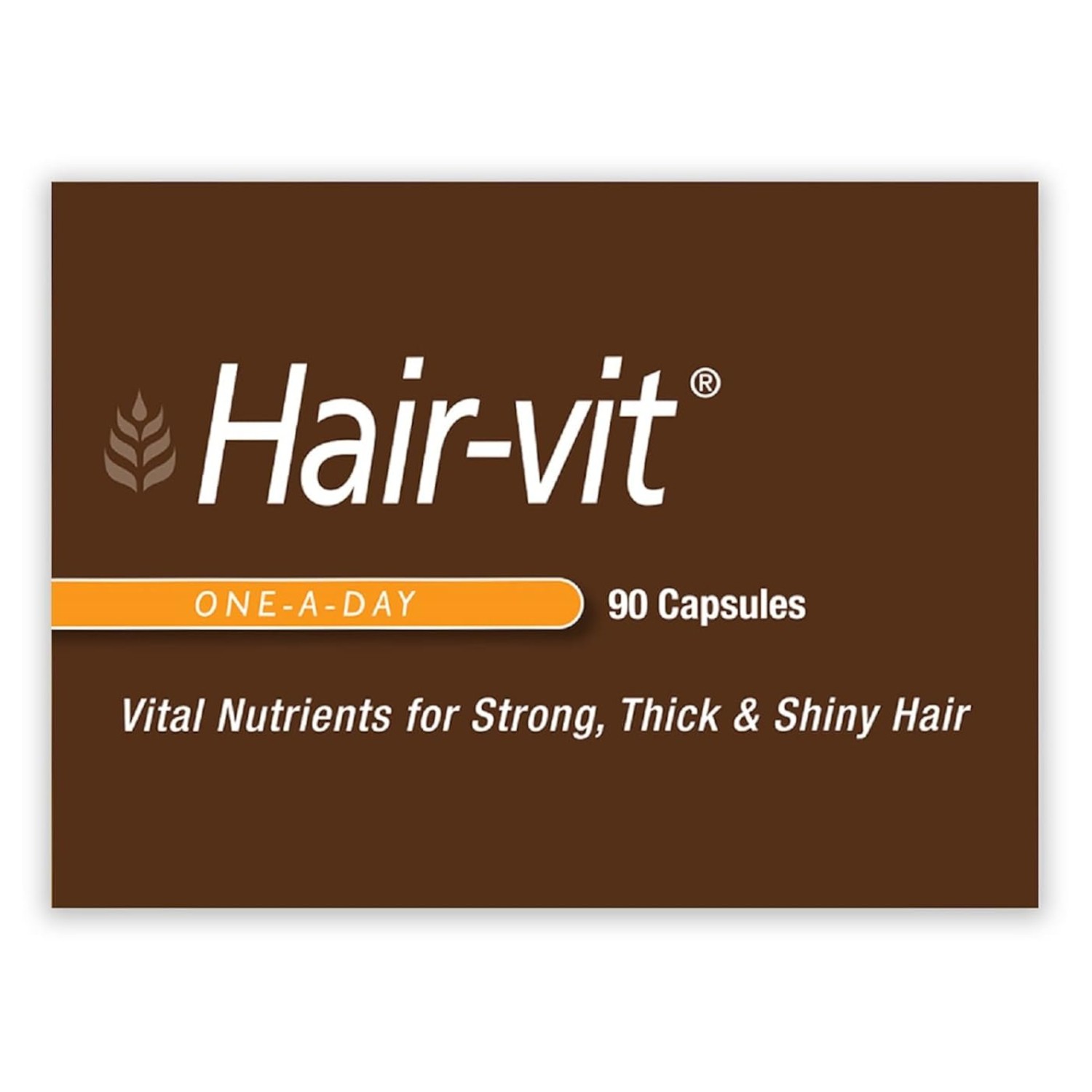 Hair-vit,Once Daily,4Strong,Thick&Shiny Hair,B-Vitamins+Amino Acids,90Caps