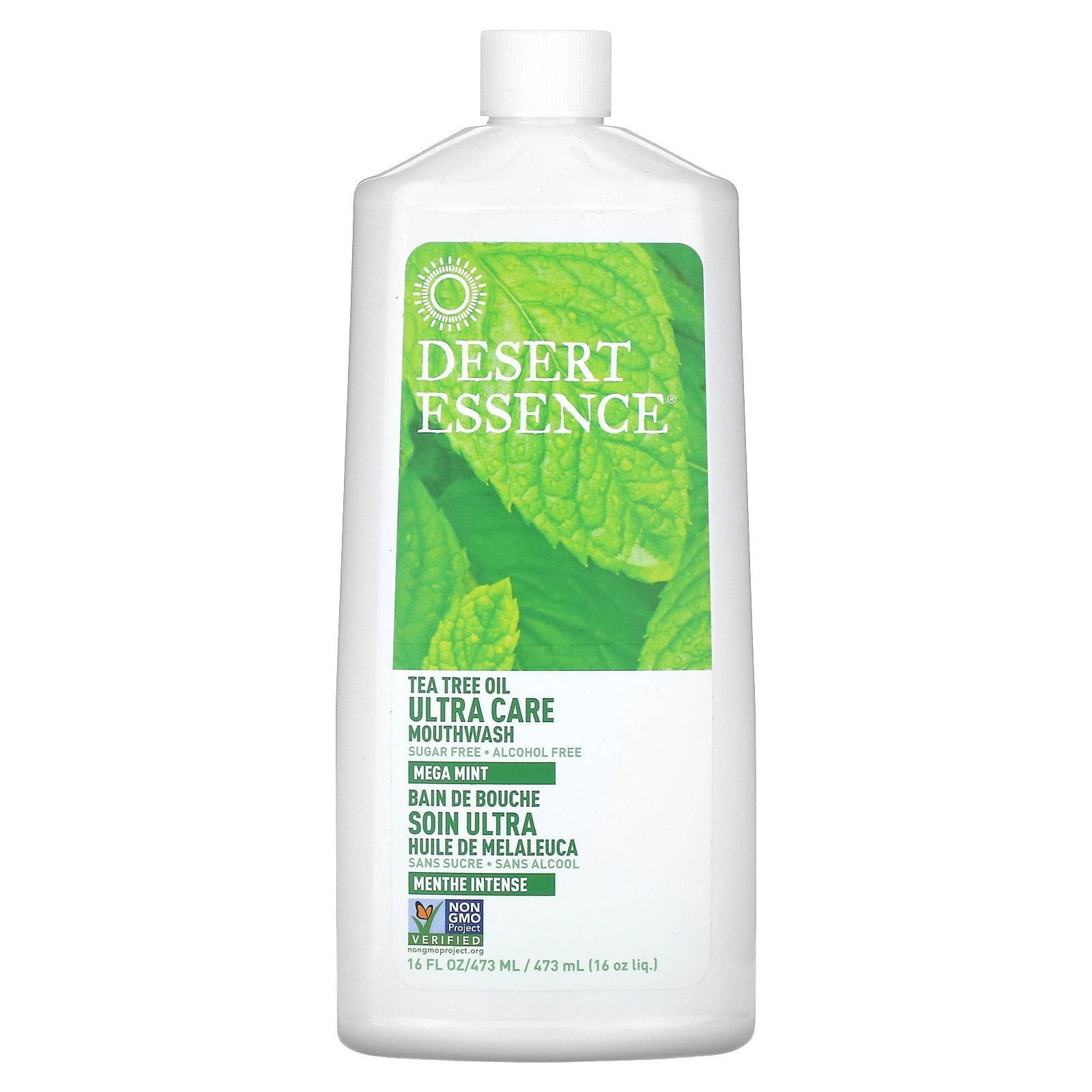 Tea Tree Oil Ultra Care Mouthwash, Mega Mint, 16 fl oz (473 ml)