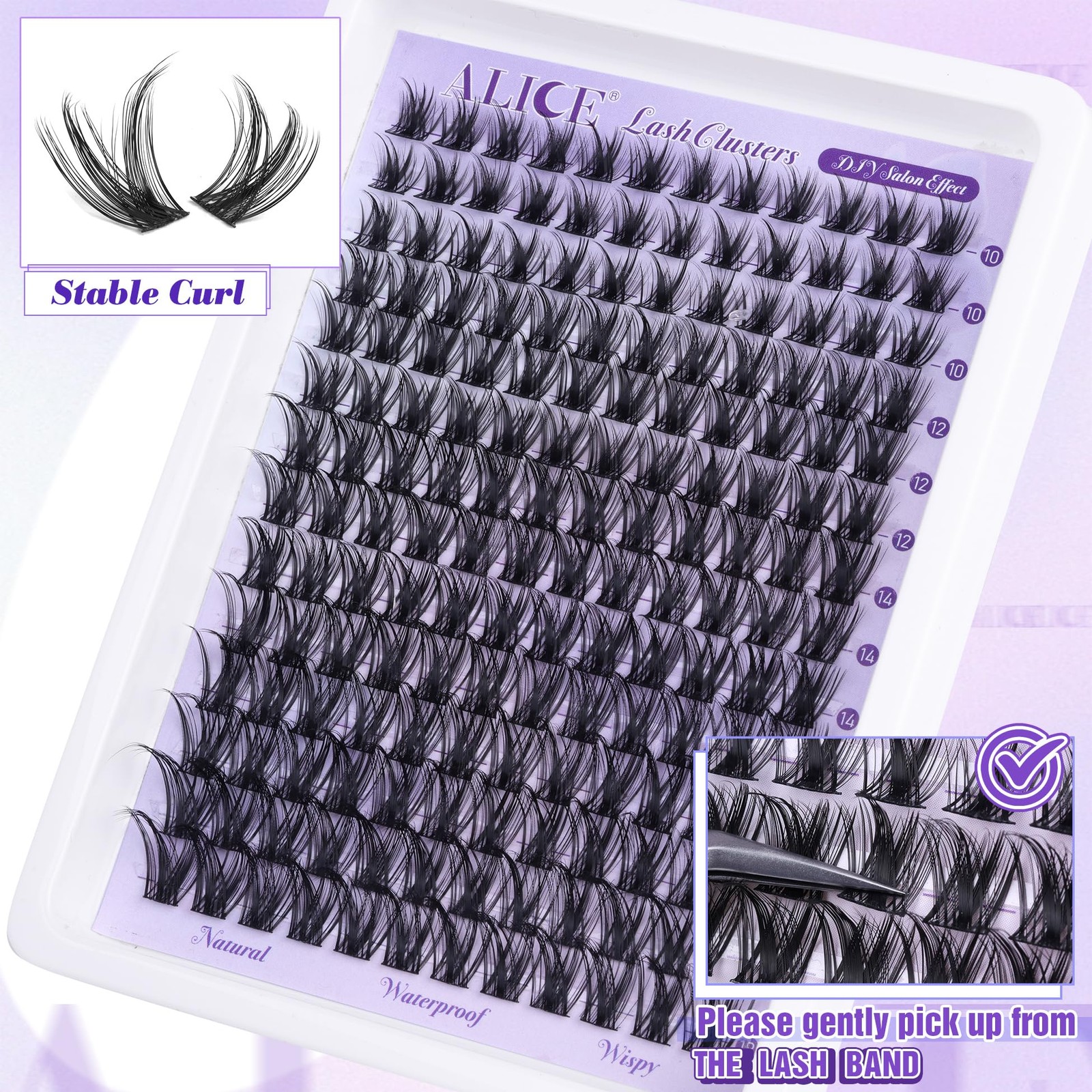 Lash Clusters Wispy Eyelash Extensions 168pcs Volume Individual Lashes 10-18m…