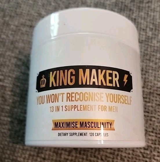King Maker, 120 capsules, 13-in-1 Anabolic Supplement for Men 02/26/2027