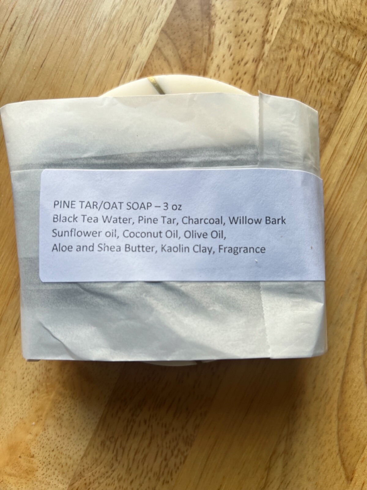 Pine Tar and Oat Soap 3 oz-Problem Skin Soap