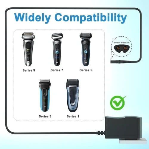 Shaver Charger for Braun Series 7 9 3 5 1, Electric Razor Adapter…