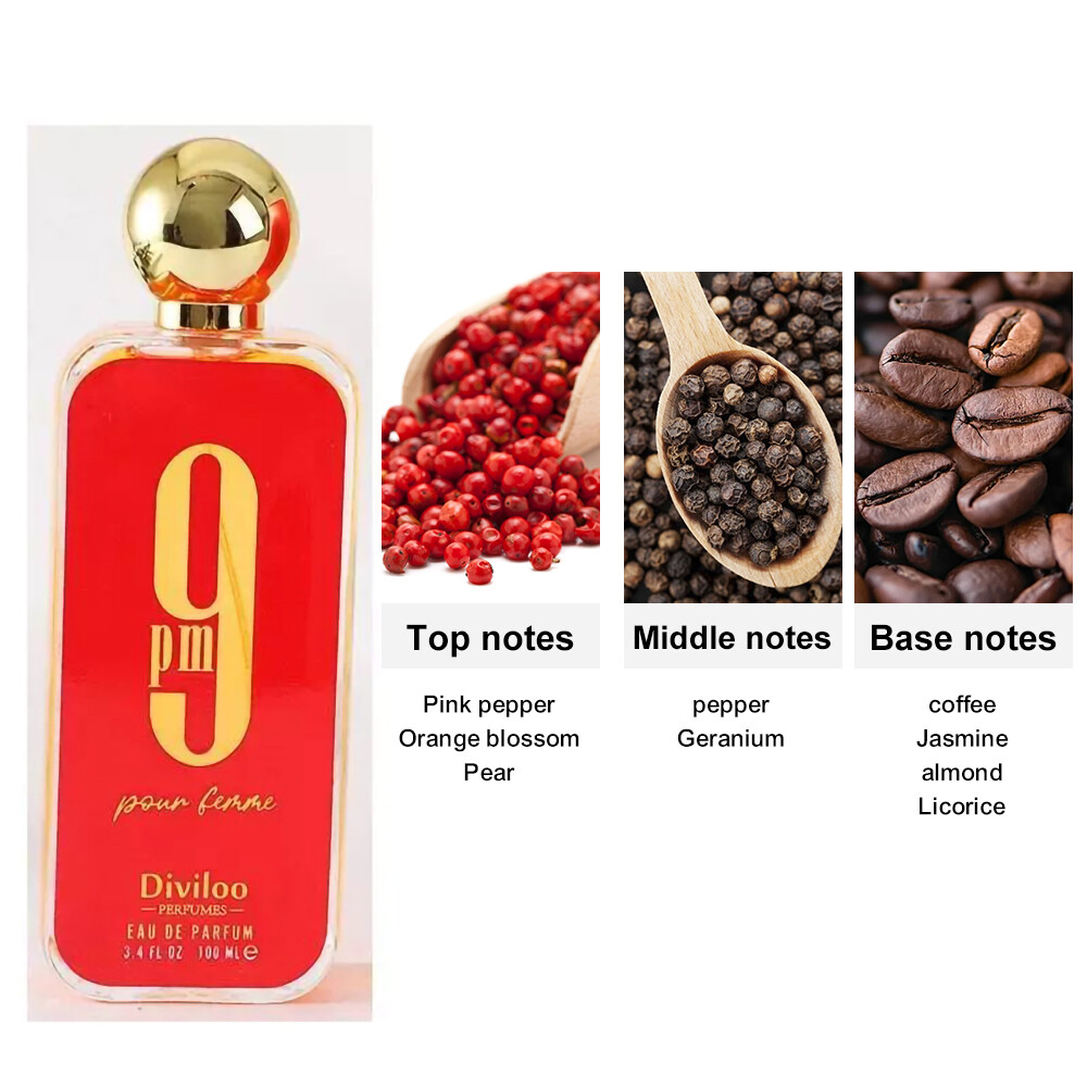 Afnan 9 Pm/Am Eau De Parfum Spray Dive For Unisex Women Men 3.4 Oz / 100 Ml