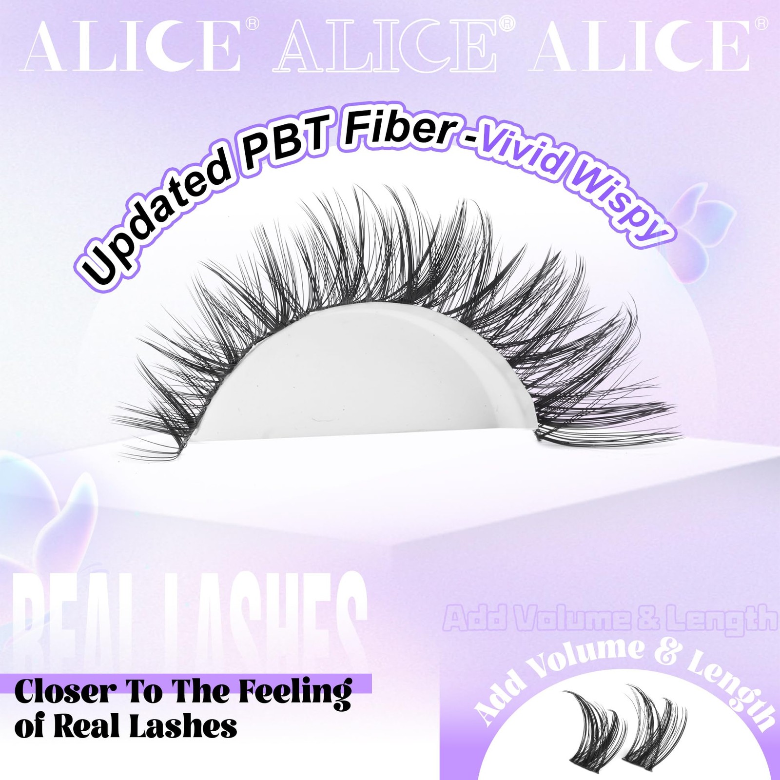 Lash Clusters Wispy Eyelash Extensions 168pcs Volume Individual Lashes 10-18m…