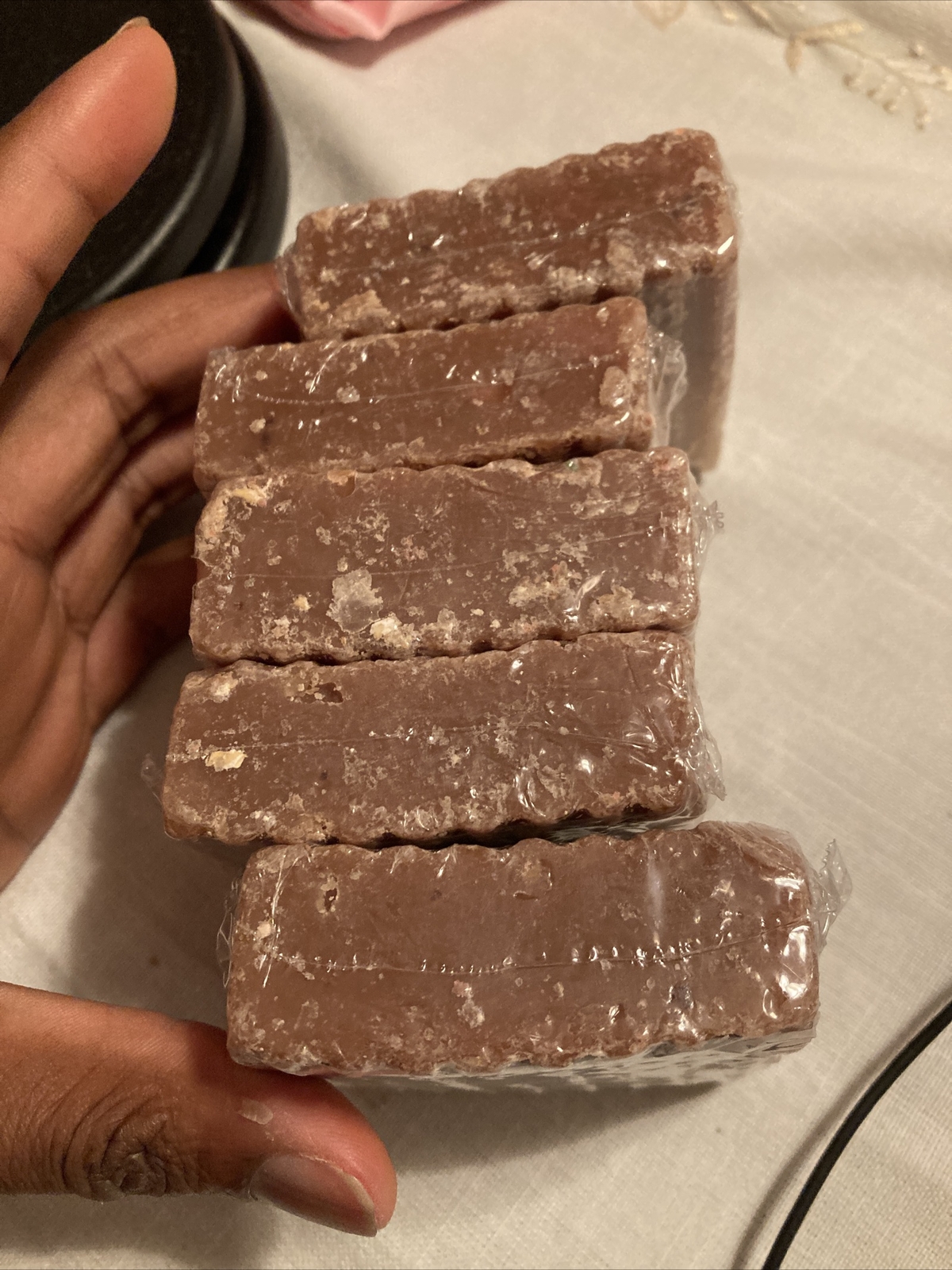 Oatmeal layers Handmade Bath Bar Soaps Sealed New Scented Free Fast ship