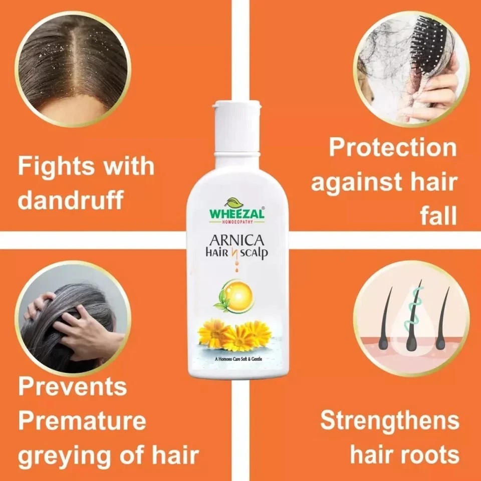 Wheezal Arnica Hair and Scalp Shampoo (500ml)