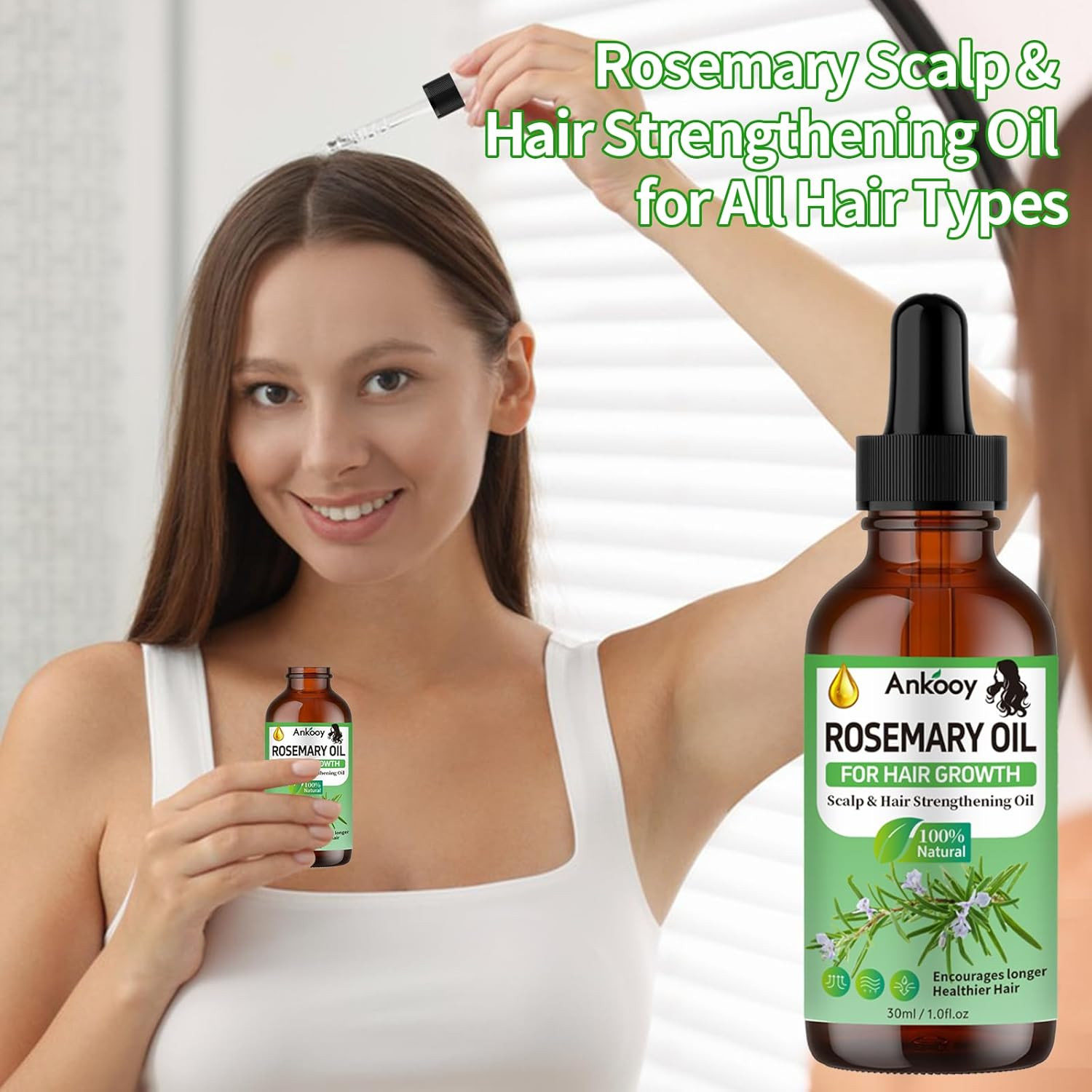 3 Pack Rosemary Oil for Hair Growth,Rosemary Hair Growth Oil,Strengthening Oil f