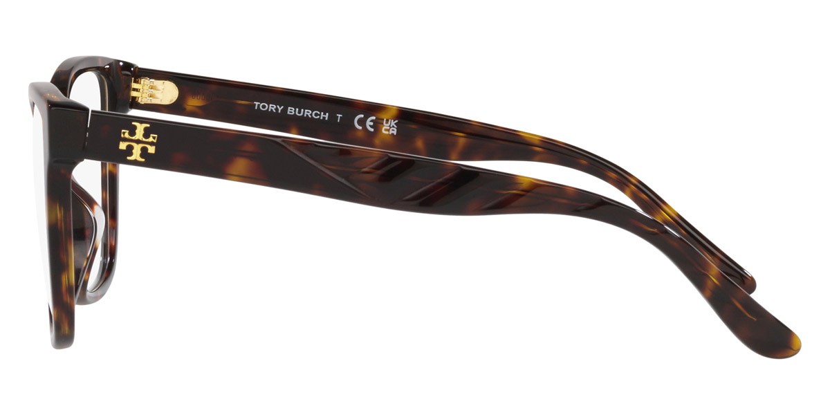 Tory Burch Oval Woman Eyeglasses TY2129U 1728 55mm Dark Tortoise – NEW