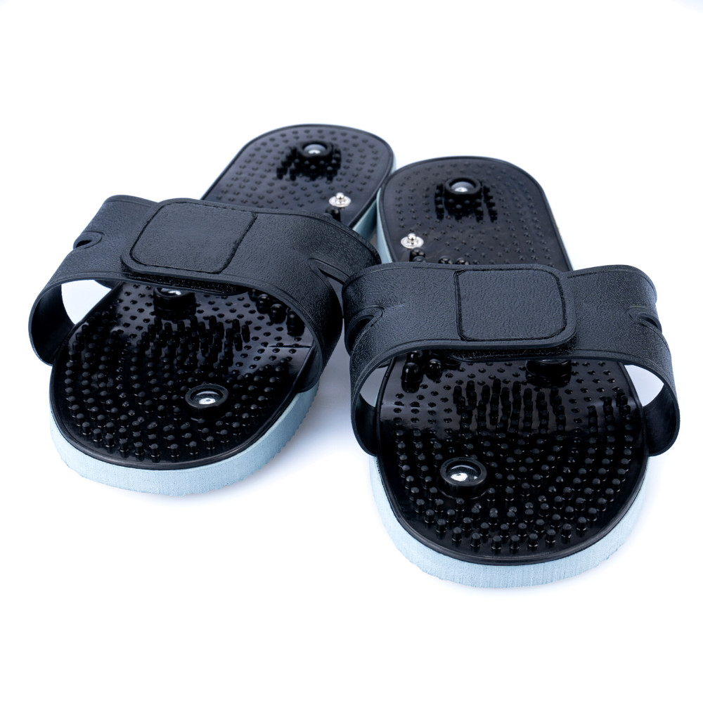 Tens Unit Muscle Stimulator 24 Modes Dual Channel Massager with 10 Pads Slippers