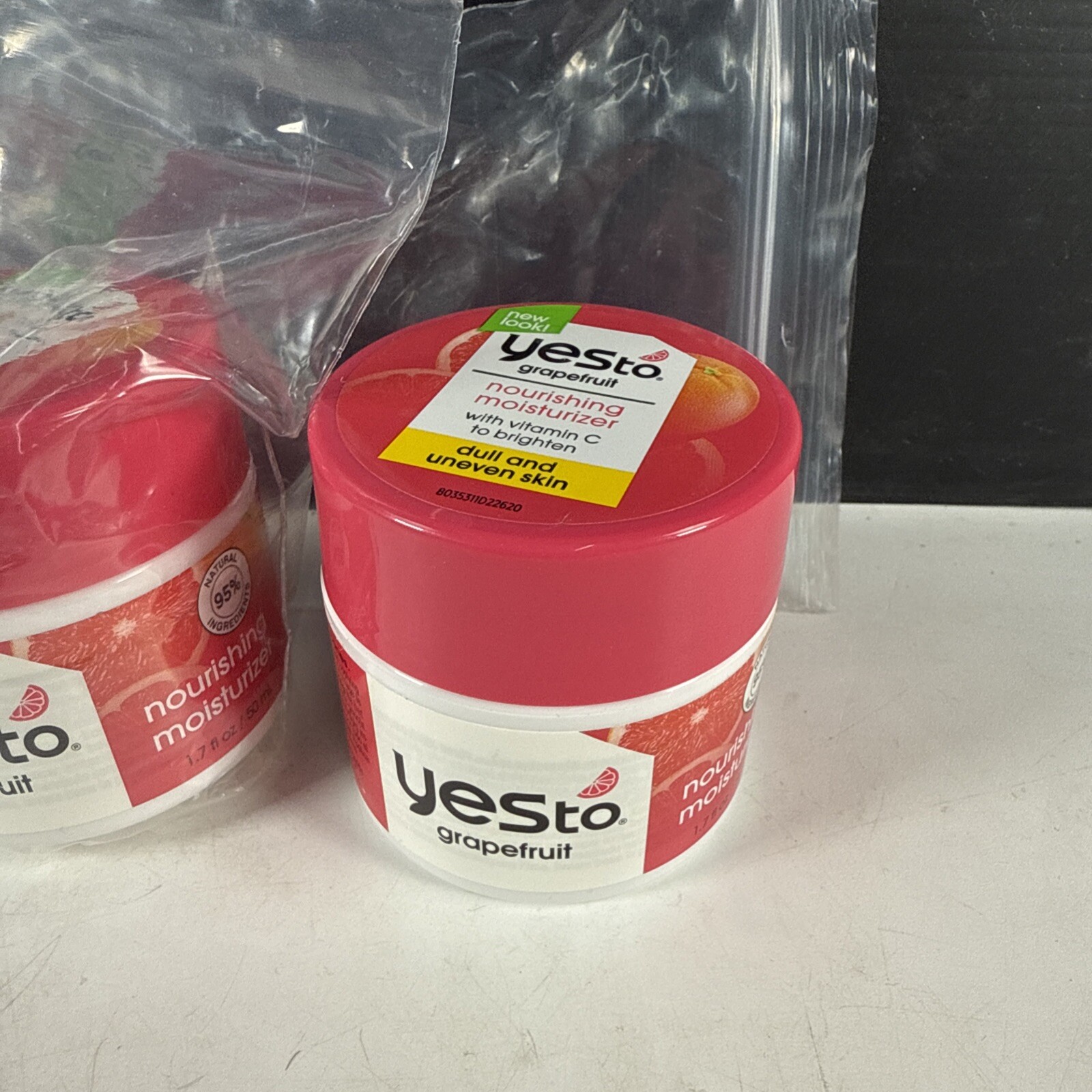 Yes To Grapefruit Daily Balancing Moisturizer 1.7oz / Lot of 2