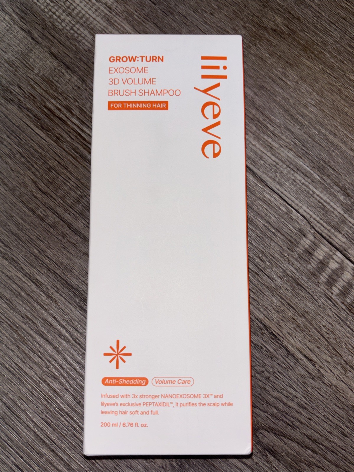 Lilyeve Grow Turn 3D Volume Anti-Hair Loss Shampoo Brush Scalp 200ml K-Beauty
