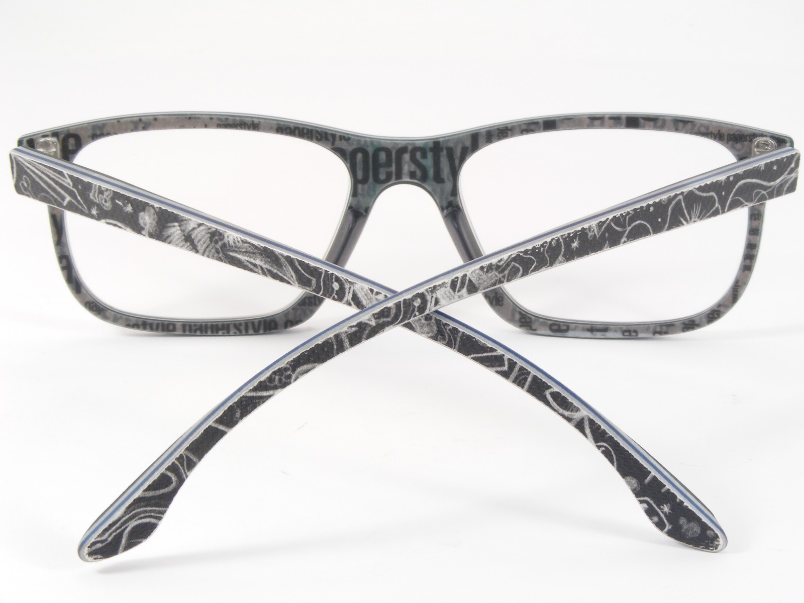 Paperstyle R/Stere 010-7 Grey /Blue UNIQUE RARE EYEGLASSES FRAME 53-20-140 Italy
