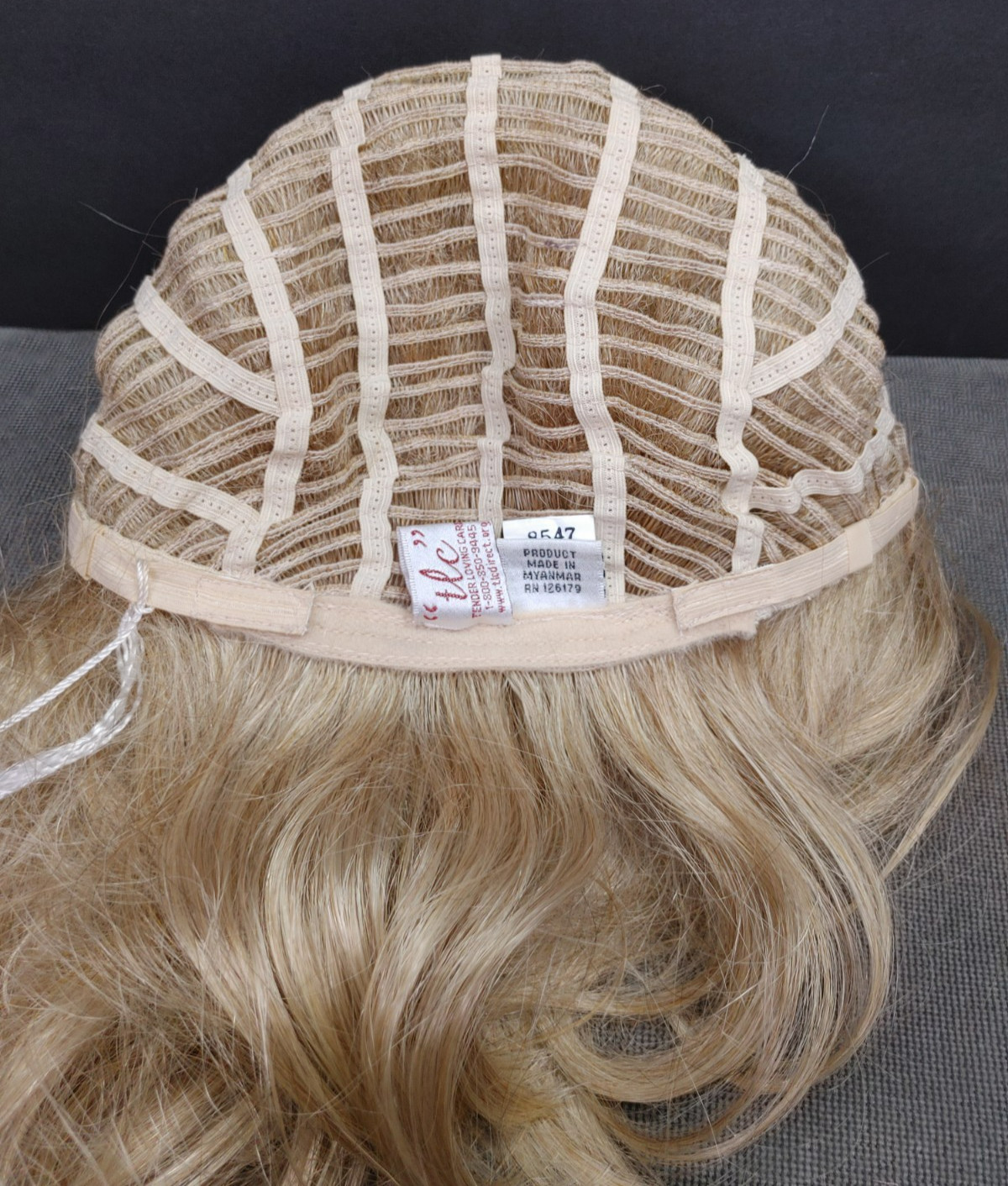 TLC Branded Wig Unworn Mono Part Light Blonde Layered Petite