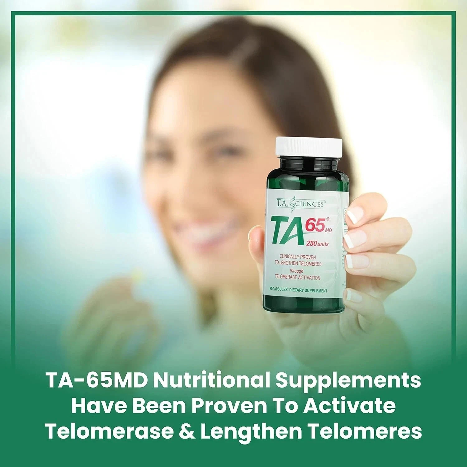 TA-65 Telomere Activation Rejuvenation Supplement, DNA Repair, Stem Cell 90 Caps