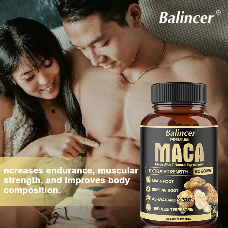 Maca Capsules – Antioxidant, boosts blood flow and immune system 120 Capsules