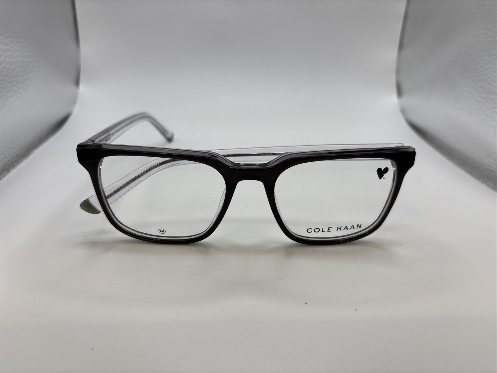 Cole Haan CH4506 (036) Smoke Crystal 52/18 M 140 Men’s Full Rim Eyeglasses A5720