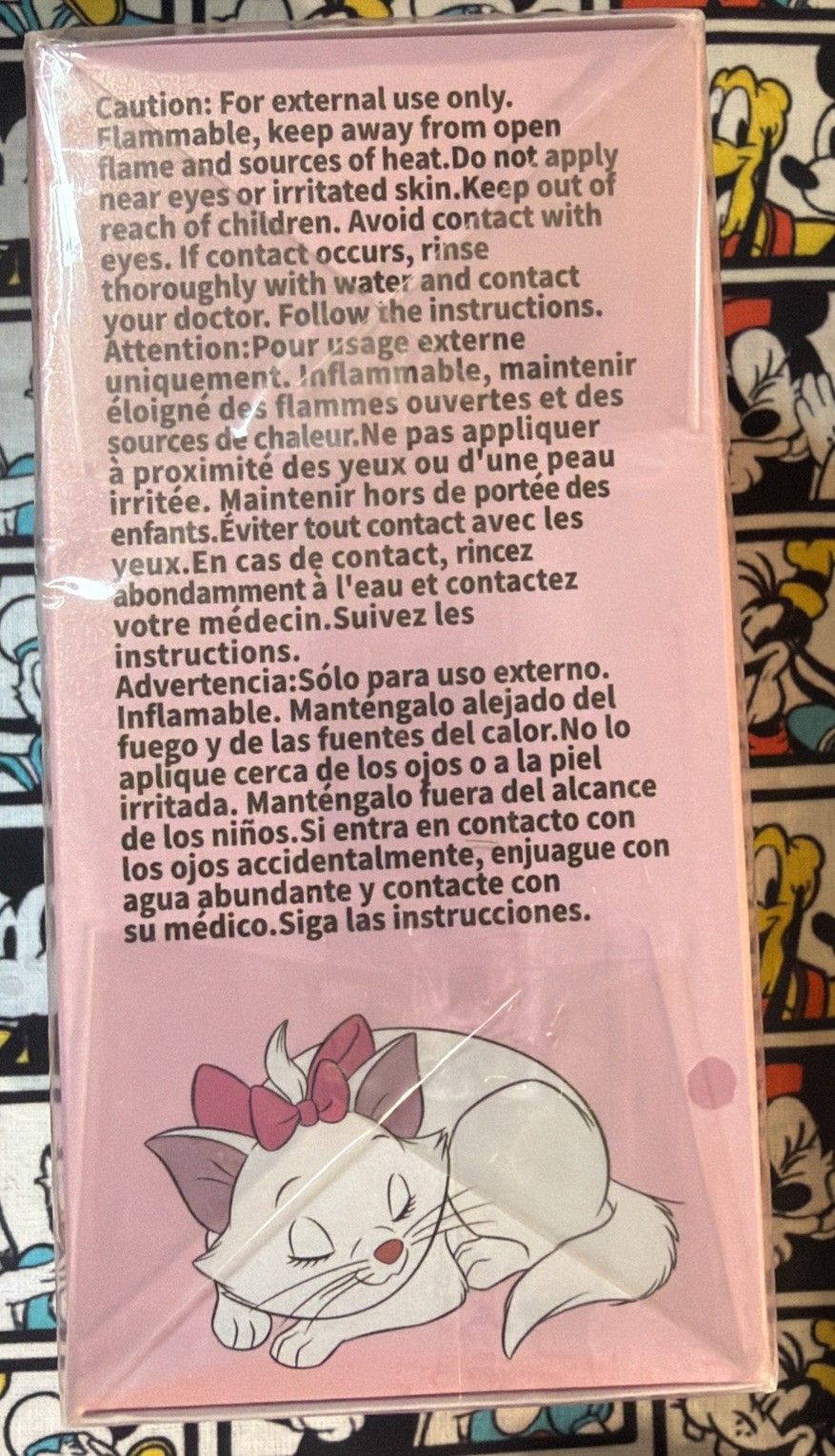 Aristocats MARIE Miniso Disney Cat Eau De Parfume/Perfume (Marie White) NIB