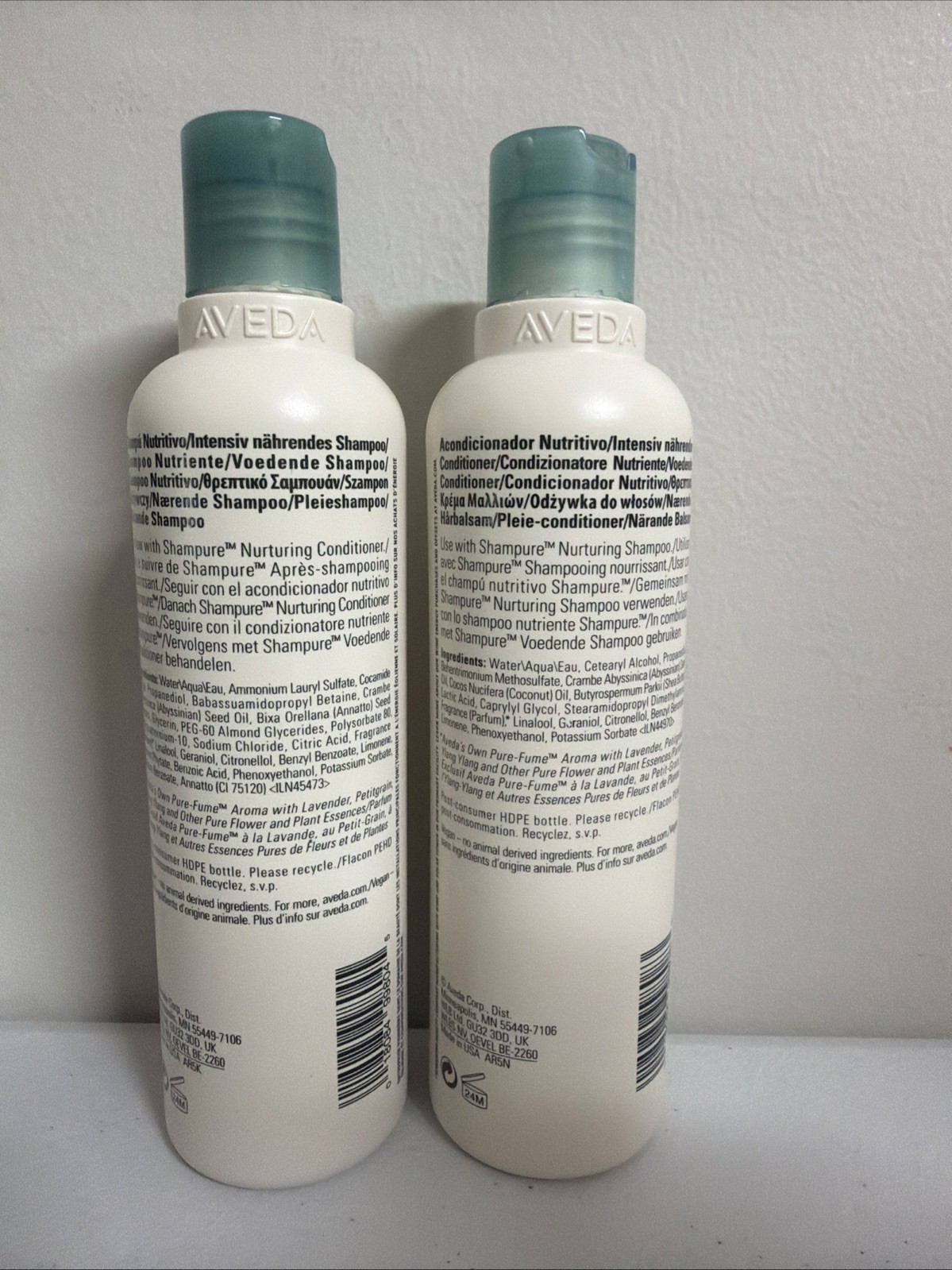 NEW Aveda Shampure Nurturing Shampoo and Conditioner 8.5 oz /250 ml