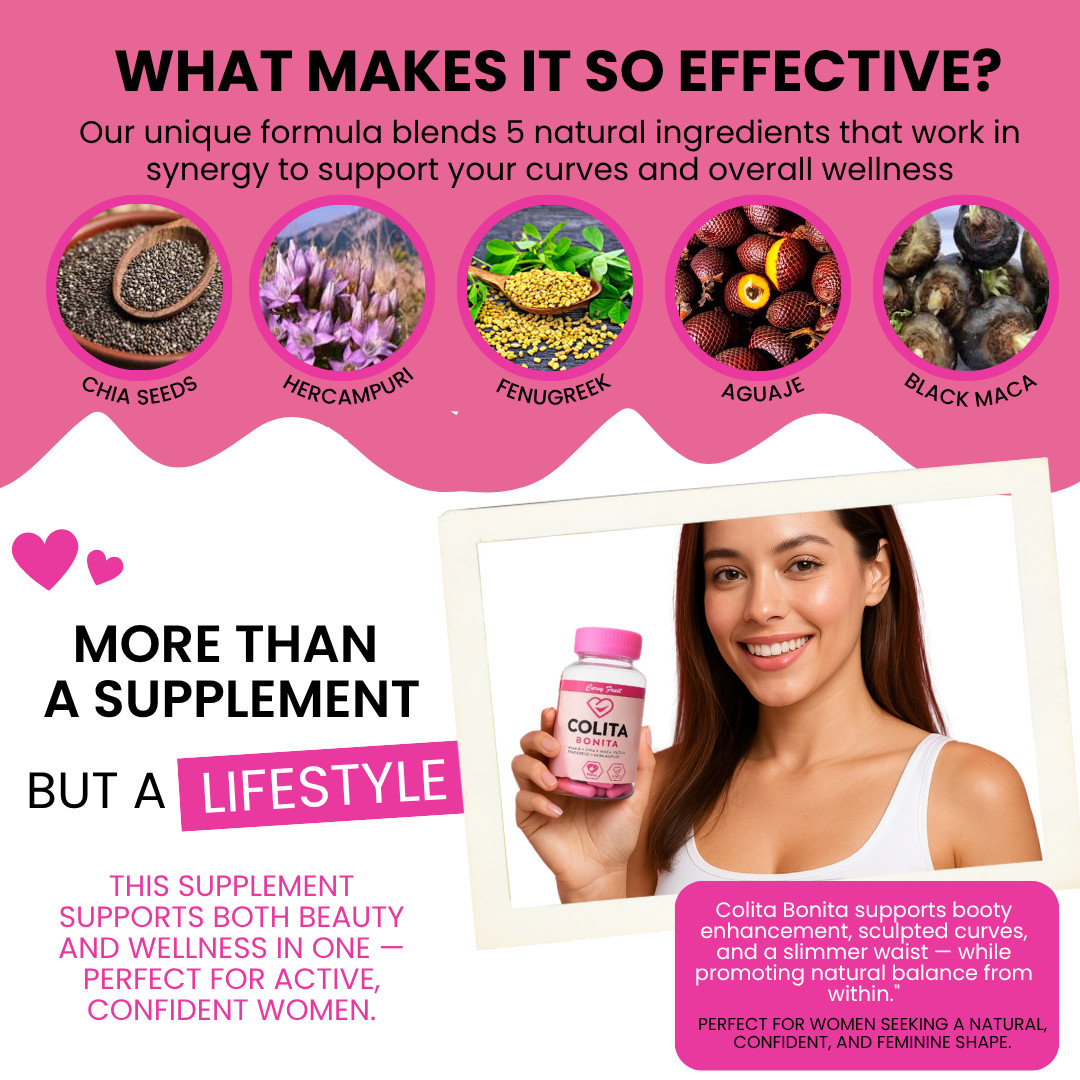Aguaje CurvyFruit + Black Maca + Fenugreek + Fat Burner : Big Butt & Flat Belly