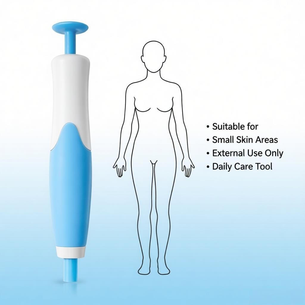Skin Tag Removal Kit with Bands & Applicator for Small Areas, Blue/Orange