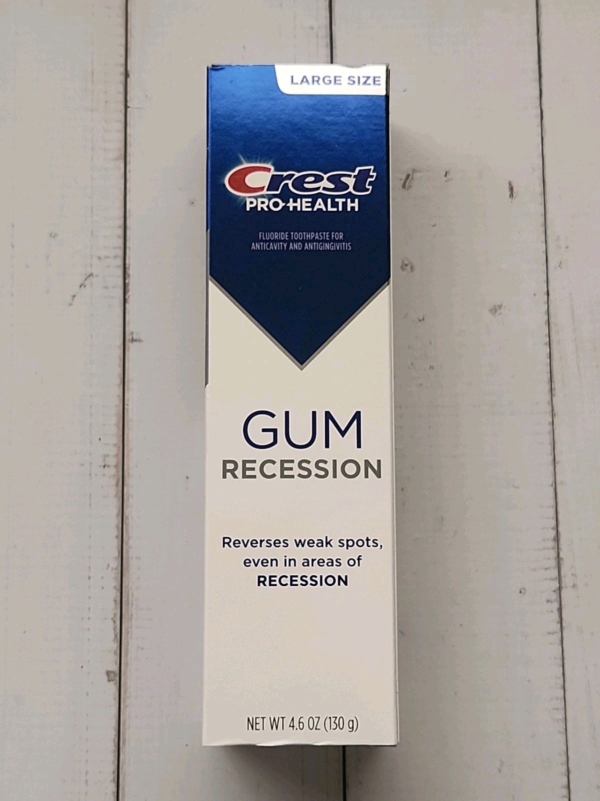 Crest Pro-Health Gum Recession Toothpaste, 4.6 oz, Exp: 10-2027