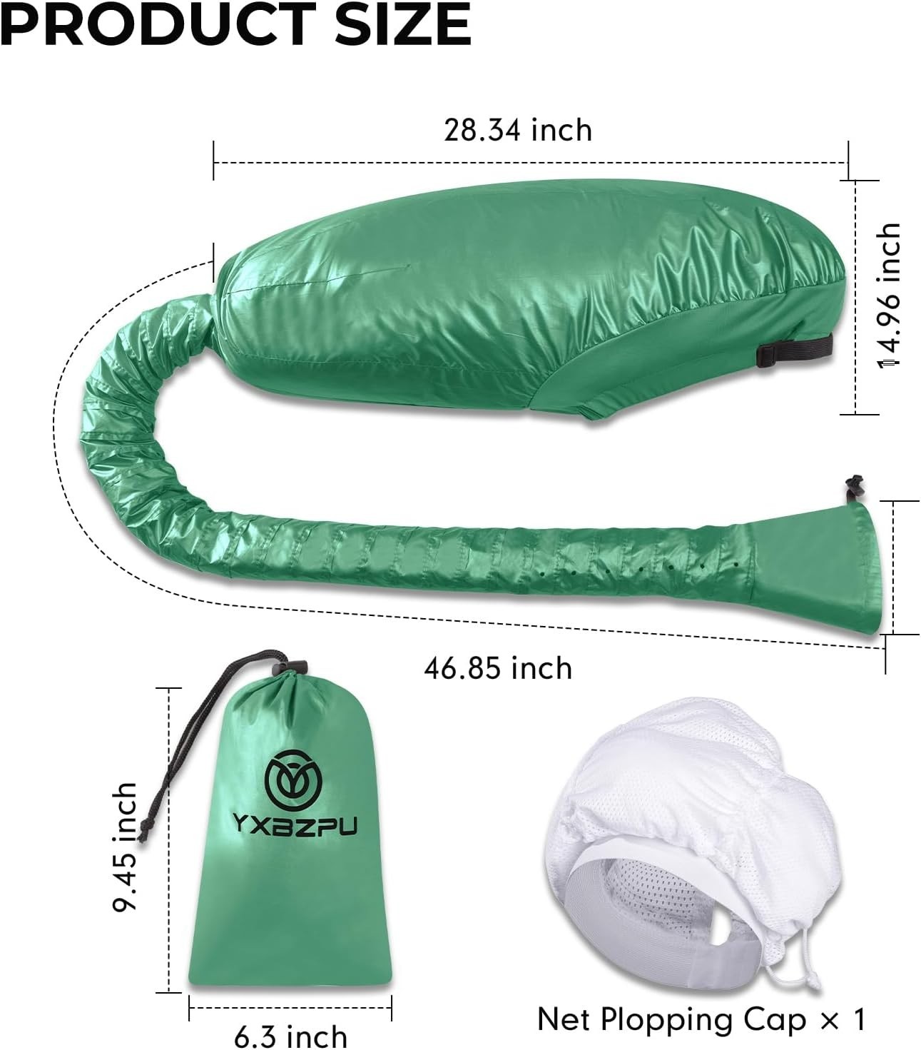Universal Hair Dryer Bonnet Hood Attachment Diffuser Cap for Curly Hair