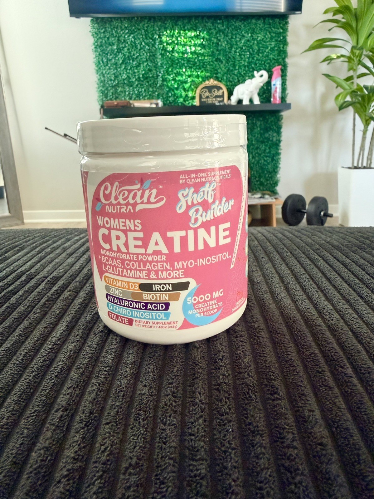 Clean Nutra Creatine Monohydrate Powder 5000mg for Women Muscle Gain Fitness