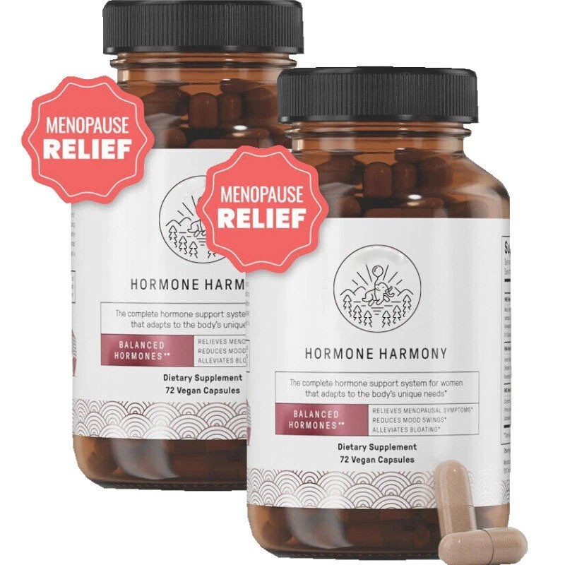 1-3X Hormone Harmony Natural Hormonal Support for Women 72 Capsules